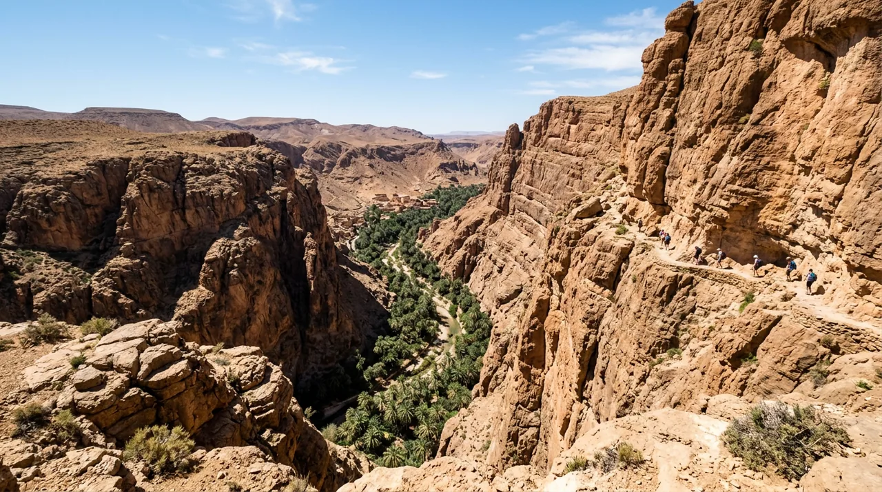 Midès Canyon and abandoned village
